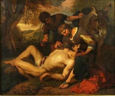 Gerard Seghers Saint Cosmas and Saint Damian. Norge oil painting art